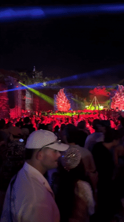 Music festival with dragon-themed stage draws crowds in Kuta Selatan