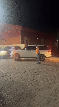 Evening documentation of retail complex in Galadimawa Village, Nigeria