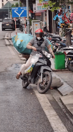 Morning street life documented in Viet Hung Ward, Vietnam