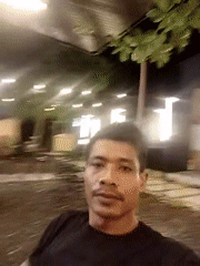 Man documents evening visit to Lhokseumawe restaurant