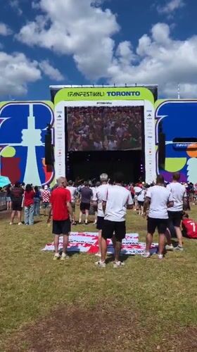 FIFA Fan Festival fills Toronto with football crowds and live entertainment
