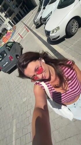 Selfie series across Belgrade streets and elevator, midday