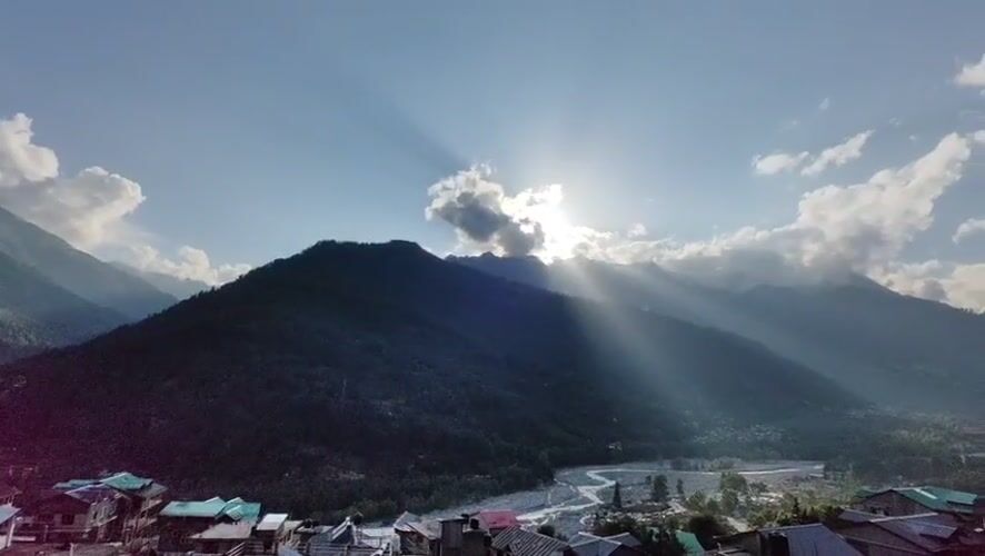 Mountain village life documented in Vashisht, India