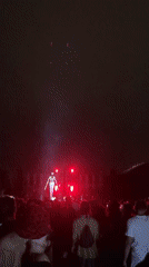 Humanoid drone and holograms light up Petrovaradin festival night