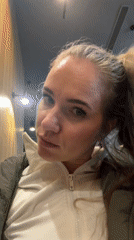Woman photographed in casual portrait in Istanbul