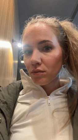 Woman photographed in casual portrait in Istanbul