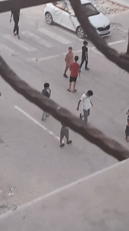 Daily life in Khan Yunis displacement camp, July 2026
