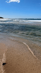 Late night beach conditions documented at Bulli, Australia