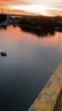 Sunset over the Volga, Novokuybyshevsk, multiple angles