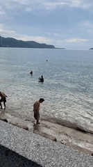 Ordinary morning moments captured along Nha Trang beach promenade