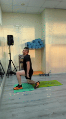 Fitness session documented at Izhevsk gym, Russia