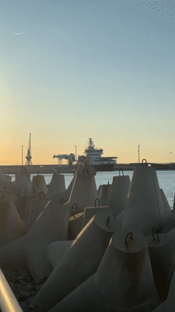 Evening harbor scenes documented around Tallinn waterfront