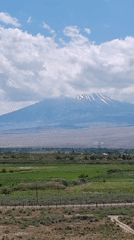 Mountain landscape documented in Lusarat, Armenia