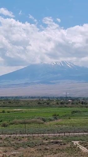 Mountain landscape documented in Lusarat, Armenia