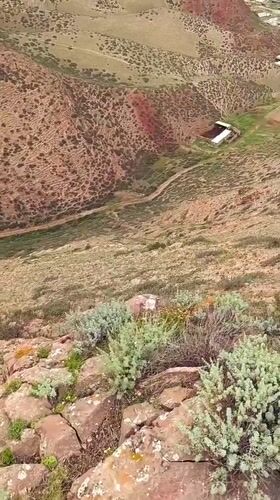 On the hillsides above Naryn City, Kyrgyzstan
