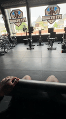 Morning workout session documented at Ultimate Fitness gym in Rubuchi