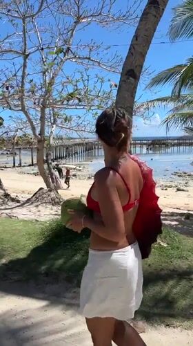 Early morning beach leisure activities documented in General Luna