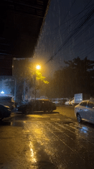 Heavy rainstorm hits Nam Nha Trang Ward, Vietnam