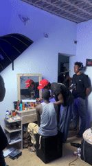Makeup session and educational trucks documented in Gwafan, Nigeria