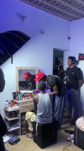 Makeup session and educational trucks documented in Gwafan, Nigeria