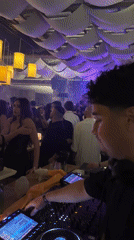 DJ performs at packed nightclub in Bodrum