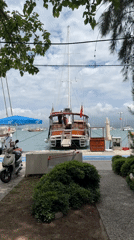 Morning scenes documented around Fethiye harbor, Turkey