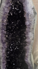 Amethyst geode and clay roof tiles, Oak Park