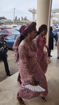 Military wedding celebration in Barden Yana, Nigeria
