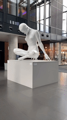 Art and color on display inside a modern Warsaw interior