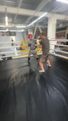 Early morning group workout session recorded at Perm gym