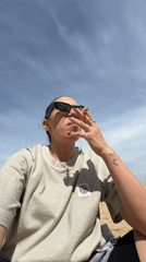 Woman in sunglasses observed in Giza, Egypt