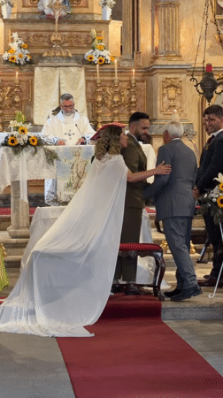 Wedding ceremony held in Vila Real with Ferrari spotted nearby