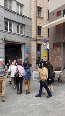 Afternoon street life documented across Moscow pedestrian areas