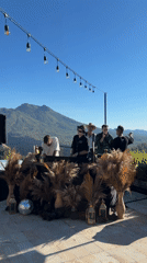 Outdoor DJ event held in Kedisan, Indonesia