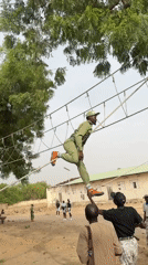 NYSC training exercise documented at Maiduguri camp