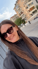 Woman documents afternoon activities around Budva, Montenegro