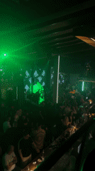 Busy nightclub scene captured in Varna, Bulgaria Saturday evening