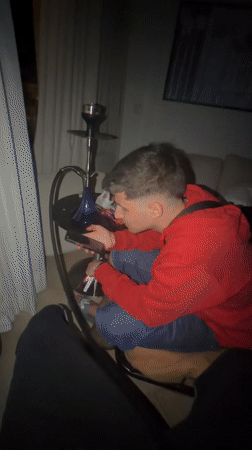 Late night hookah session captured in Punta Umbría