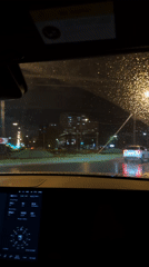Rainy Night Drive Ends at Donut Shop Visit