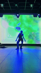Multimedia performance combines live music and dance in Saint Petersburg
