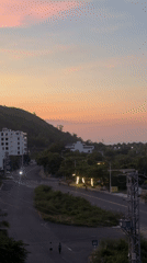 Dusk skyline views across Bac Nha Trang Ward, Vietnam