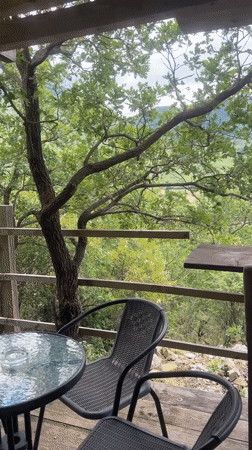 Outdoor patio furniture documented in Zupci, Montenegro