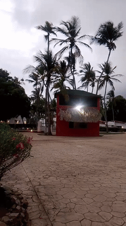 Evening resort scenes captured at Playa El Agua, Venezuela