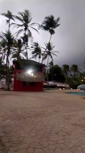 Evening resort scenes captured at Playa El Agua, Venezuela