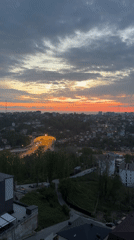 Family moments captured during Sochi sunset, baby in crib