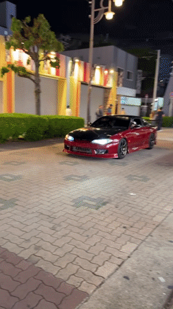 Modified Nissan Silvia spotted on Osaka street