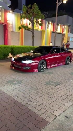Modified Nissan Silvia spotted on Osaka street