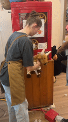 Browsing plush toys and village streets in Mont-Tremblant