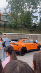 Luxury car gathering draws crowds in Blagoevgrad, Bulgaria