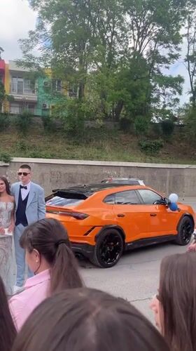 Luxury car gathering draws crowds in Blagoevgrad, Bulgaria